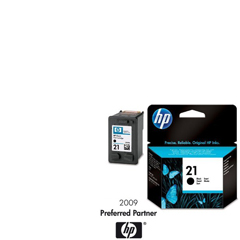 ראש דיו מקורי שחור HP 21